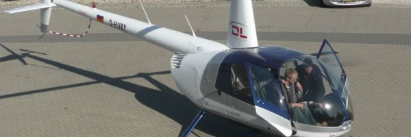 Robinson R44 Reparaturlackierung