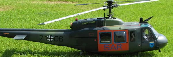 Scale Model Helicopter Typ Bell UH-1D “HUEY”